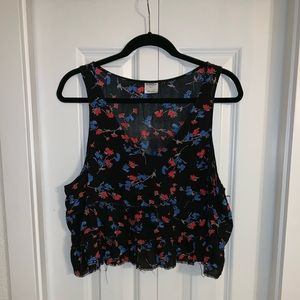 FREE PEOPLE floral tank top